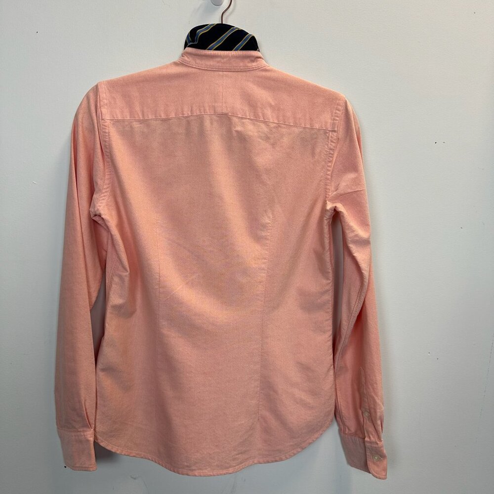 Rugby Ralph Lauren OCBD Button Down Shirt Orange Size 2 - Picture 3 of 13